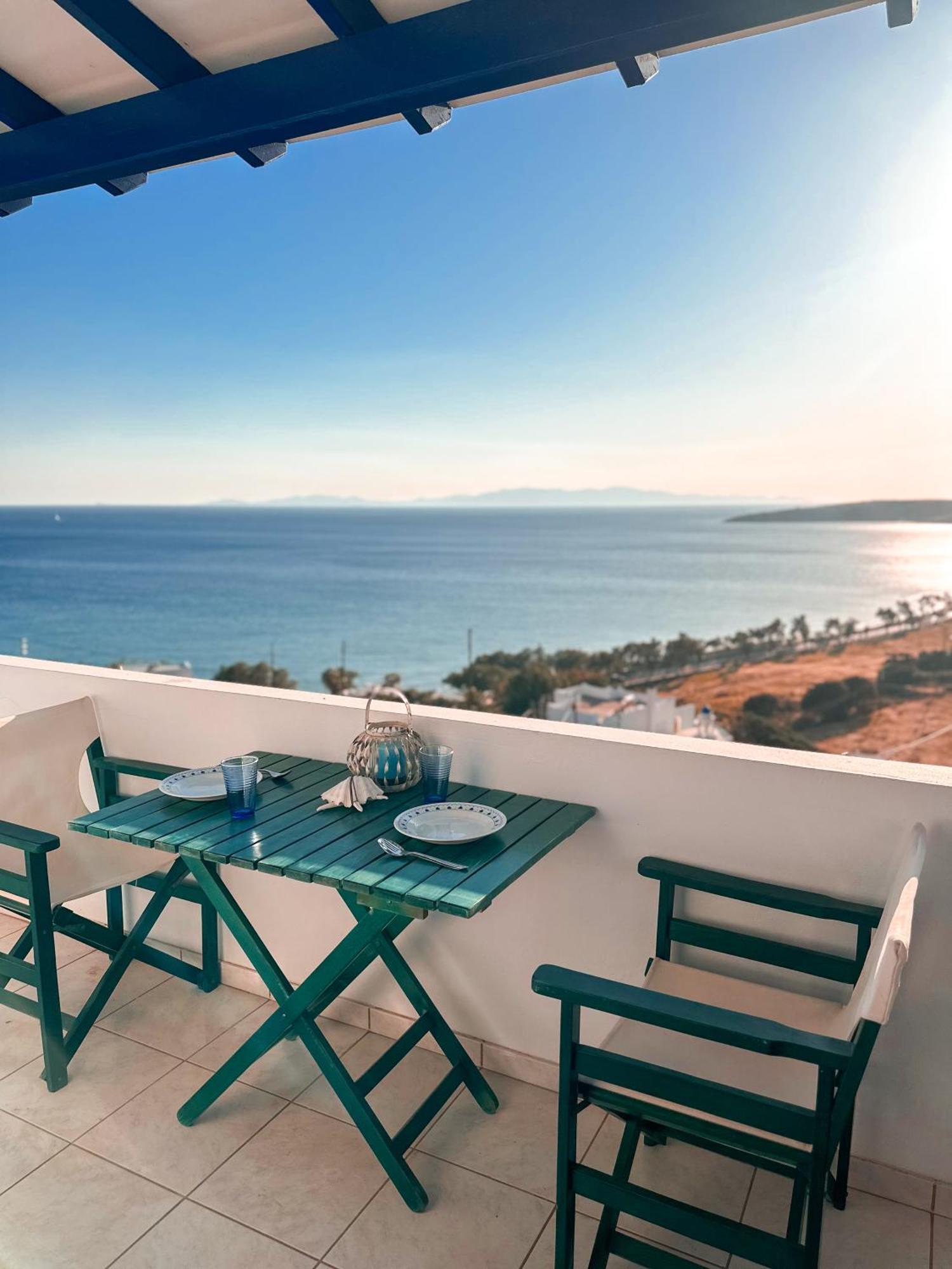 הוילה Perastra Blue Orison House Tinos For 5 Persons With Seaview מראה חיצוני תמונה