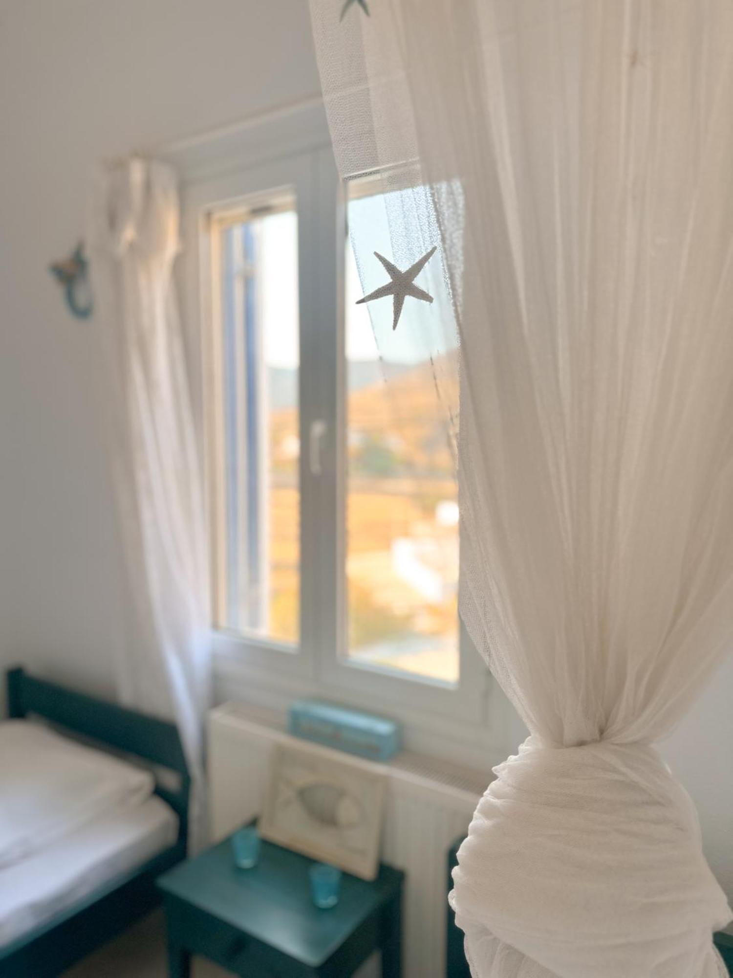 הוילה Perastra Blue Orison House Tinos For 5 Persons With Seaview מראה חיצוני תמונה