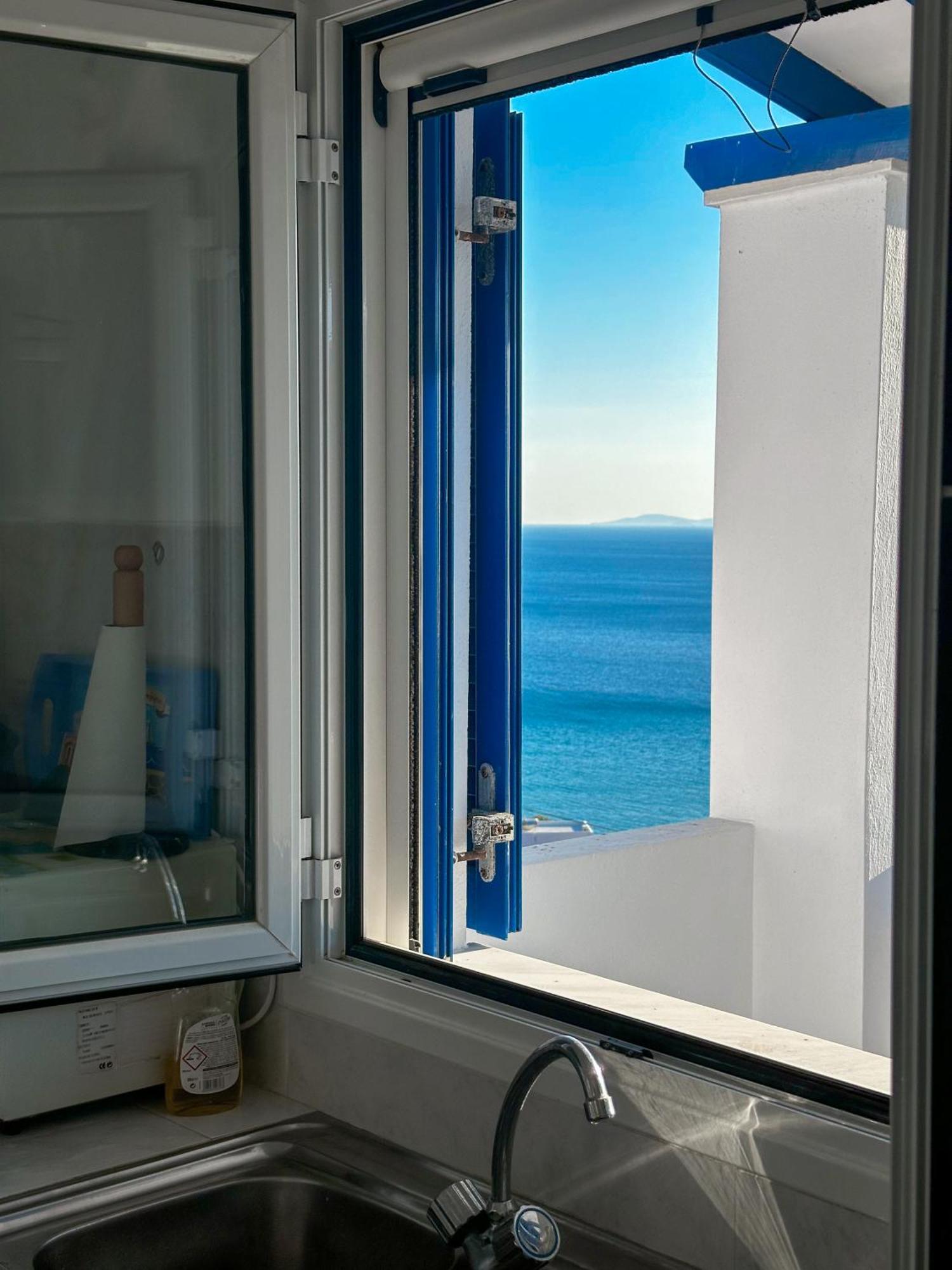 הוילה Perastra Blue Orison House Tinos For 5 Persons With Seaview מראה חיצוני תמונה