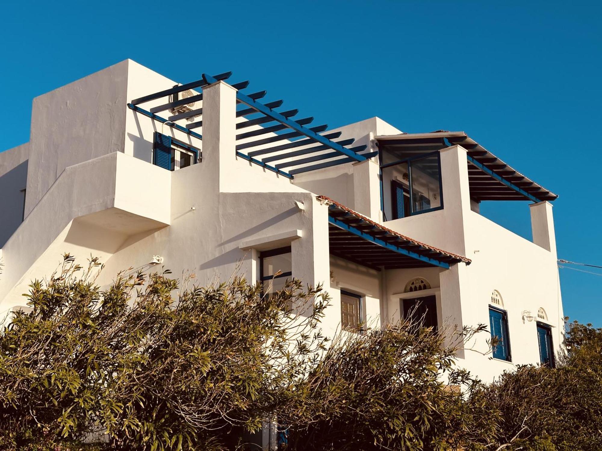הוילה Perastra Blue Orison House Tinos For 5 Persons With Seaview מראה חיצוני תמונה